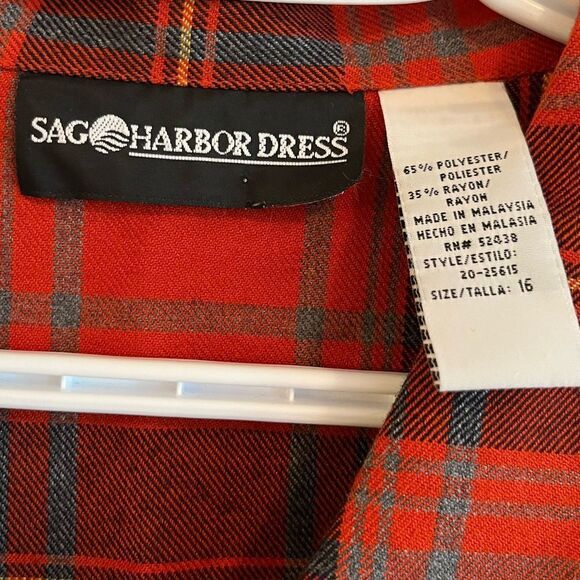 Vintage plaid cropped jacket zip up - Picture 6 of 8